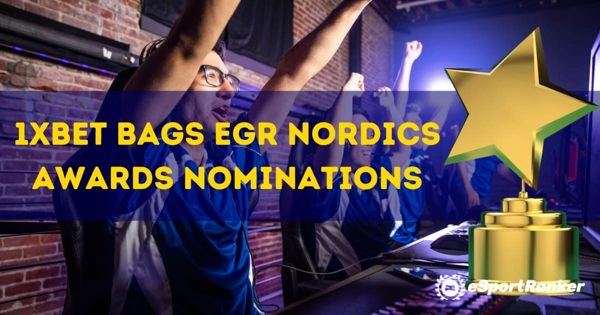 1xBet Сумки Номинации EGR Nordics Awards